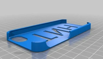 Настраиваемый чехол для iPhone с трафаретным шрифтом 1