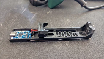 Зарядное устройство 18650 через модуль USB-C HW-373 TP4056 2