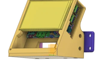 Корпус Raspberry PI 3B с 3,5-дюймовым сенсорным экраном v17 6