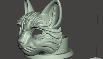 Cat Mask - Светодиодный подсвечник 1