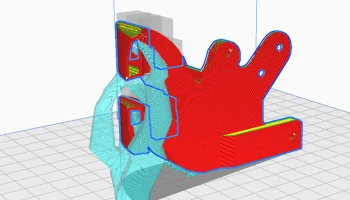 Ender 3 v3 SE с одним вентилятором 5015, разделенный кана... 6