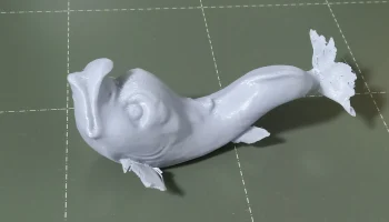 Дельфин из фонтана. 1