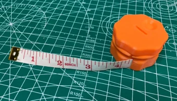 Намоточный футляр для швейной рулетки Намоточный футляр для швейной рулетки