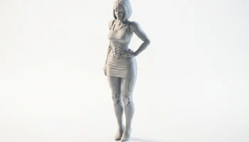 Фигурка Bionic Girl Женская фигура для 3D-печати 1