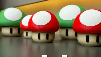 MINIS Super Mario 1up контейнер для грибов Pilz...
