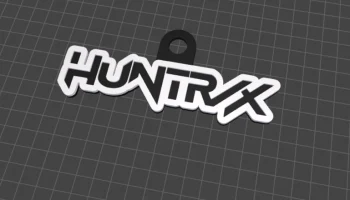 текстовый брелок Hunterx KPOP Demon Hunters Fanart Logo 1
