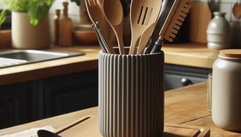Ребристый держатель кухонной утвари, корзина для посуды