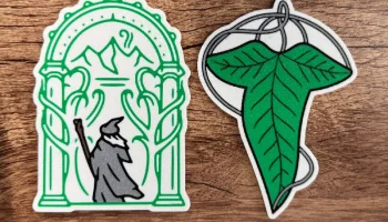 Дверцы Durin LOTR Магнит (многоцветные)(магниты 8х3мм)...... 1