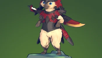 Набор Monster Hunter Palico Rathalos