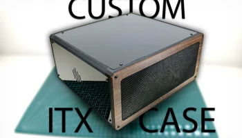 Корпус ITX (в основном напечатанный на 3D-принтере)