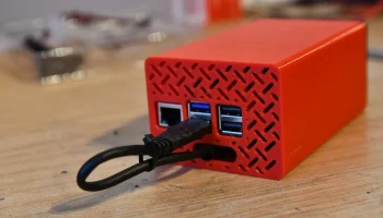 Корпус Raspberry Pi 5 с вентилятором Noctua NF-A4x20 5 В 1