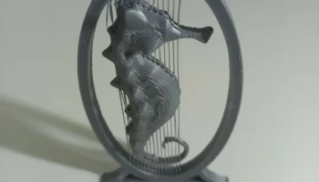 Морской конек - выставка струнного искусства (fusion360) 1