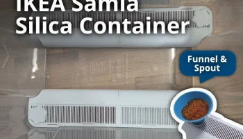 Контейнер из силикагеля IKEA Samla 22 л с воронкой...