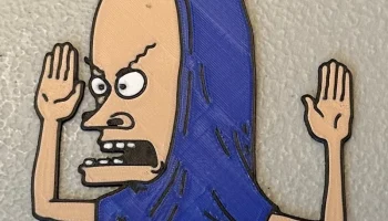 Многоцветный магнит Бивис