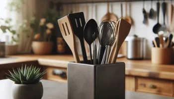 Минималистский держатель для кухонной утвари