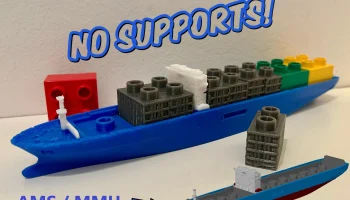 Контейнеровоз Lego Duplo (стабильно плавающий и без опор!...