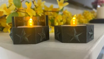 ПОДСВЕЧНИКИ ДЛЯ ЧАЯ С ШЕСТИГРАННОЙ ЗВЕЗДОЙ......