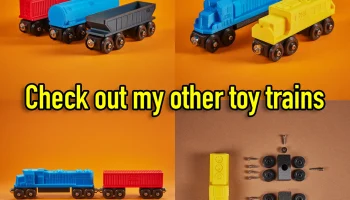 Игрушечный поезд Norfolk Southern (совместим с BRIO / IKE... 3