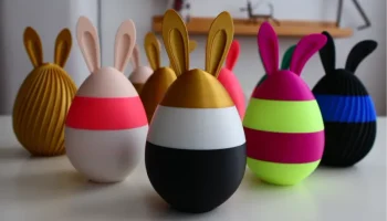 Контейнер для закручивания пасхальных яиц с заячьими ушка...