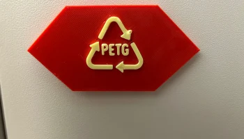 Магнит для мусорного бака из PLA/PETG - многоцветный, без...