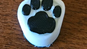 Магнит на кошачью лапу