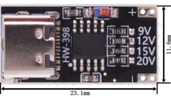 Корпус приманки/триггерной платы USB C PD 1