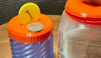 Ваза-банка - крышка-копилка для ругательства... 1