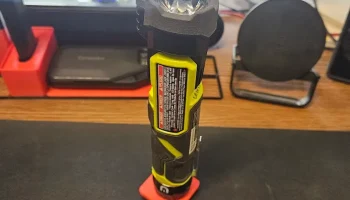 Gridfinity 1x1 Ryobi USB Фонарик Хозяин