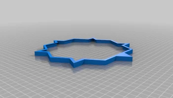 Контур циферблата настенных часов Quadstar