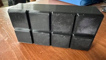 Поднос Gridfinity 2x4x6 - сегментированный - без отверсти... 1