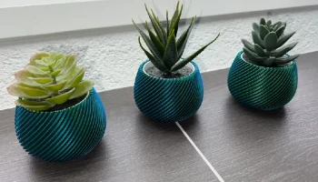 Современное спиральное кашпо - Ikea Fejka Vase Mode Remix...