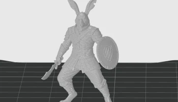 Харенгонский Охотник на Монстров (Рейнджер) - DnD mini 1