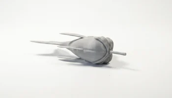 Фигурка курящей рыбы, скульптура животного, 3D-печать... 2