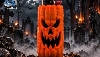 Обложка для зажигалки Jack-o'-Flame BIC - выпуск для Хэл... 1