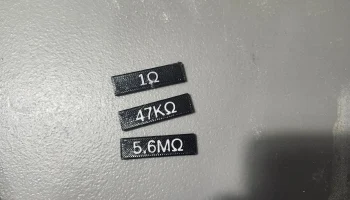 Этикетки резисторов E24 для органайзера Harbour Freight ... 2