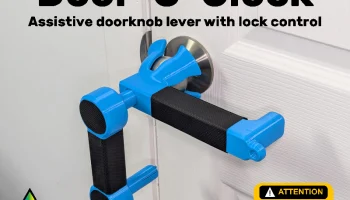 Door-O-Clock (Вспомогательный рычаг дверной ручки с управ...