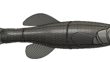 Полосатая приманка Killifish Swimbait (Рыболовная приманка)