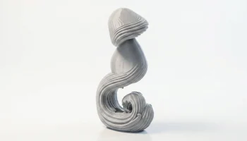Волна Девушка Текущая Скульптура Женская Фигура 3D-печати 3