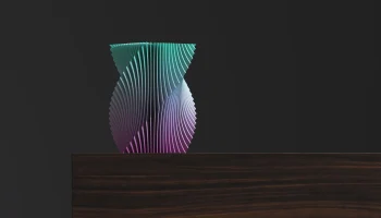 Moire Vase 2