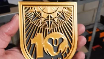 Напечатанная на 3D-принтере легенда печати Destiny 2 - п... 2