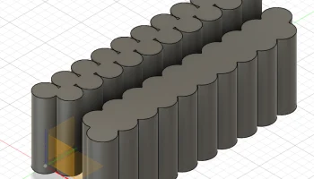 Параметрируемый ящик для боеприпасов с выдвижной крышкой....