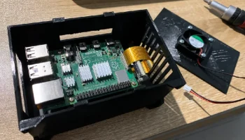 Корпус BTT PITFT50 V2.1 + RPI4 с катодным ТВ с вентилятором 2