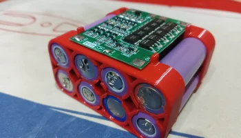 Держатель BMS 4S 40A для 18650 3