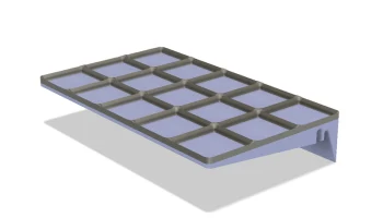 Верхняя полка Ikea Skadis для основания Gridfinity 3x5 с ... 2