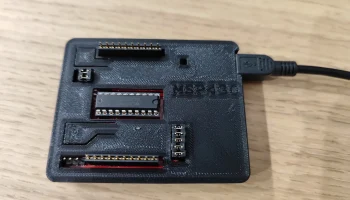 Чехол с защелкой для панели запуска MSP430 3