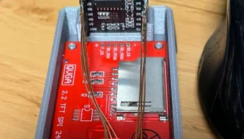 Корпус для 2,2-дюймового ЖК-дисплея и ESP32 Wemos. 4