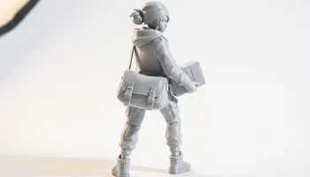 Delivery Girl Figurine Female Character 3D Printable 2
