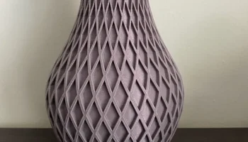 Ваза Modern Raute Grau 3D Druck 1