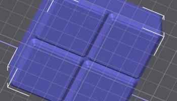Очиститель рабочей пластины Gridfinity Tray без магнита... 3