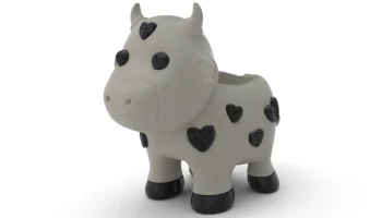 Ваза Love Cow: трогательное поздравление ко Дню святого В... 1